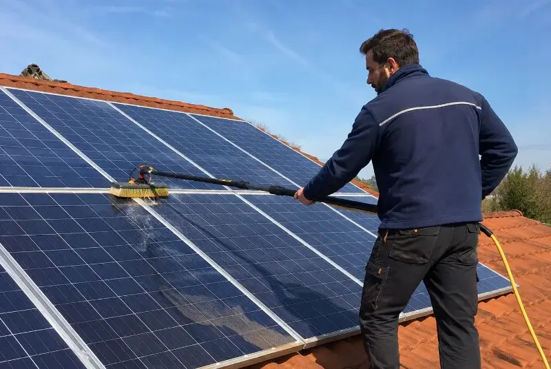 Nettoyage et entretien de panneaux solaires à Cierp-Gaud